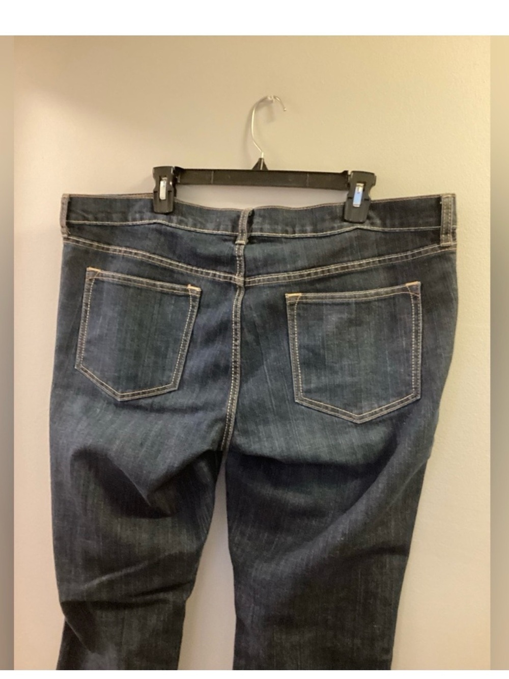 Old Navy The Diva Bootcut Jeans Plus Size 18 long Dark Wash Stretch Denim - Picture 5 of 14